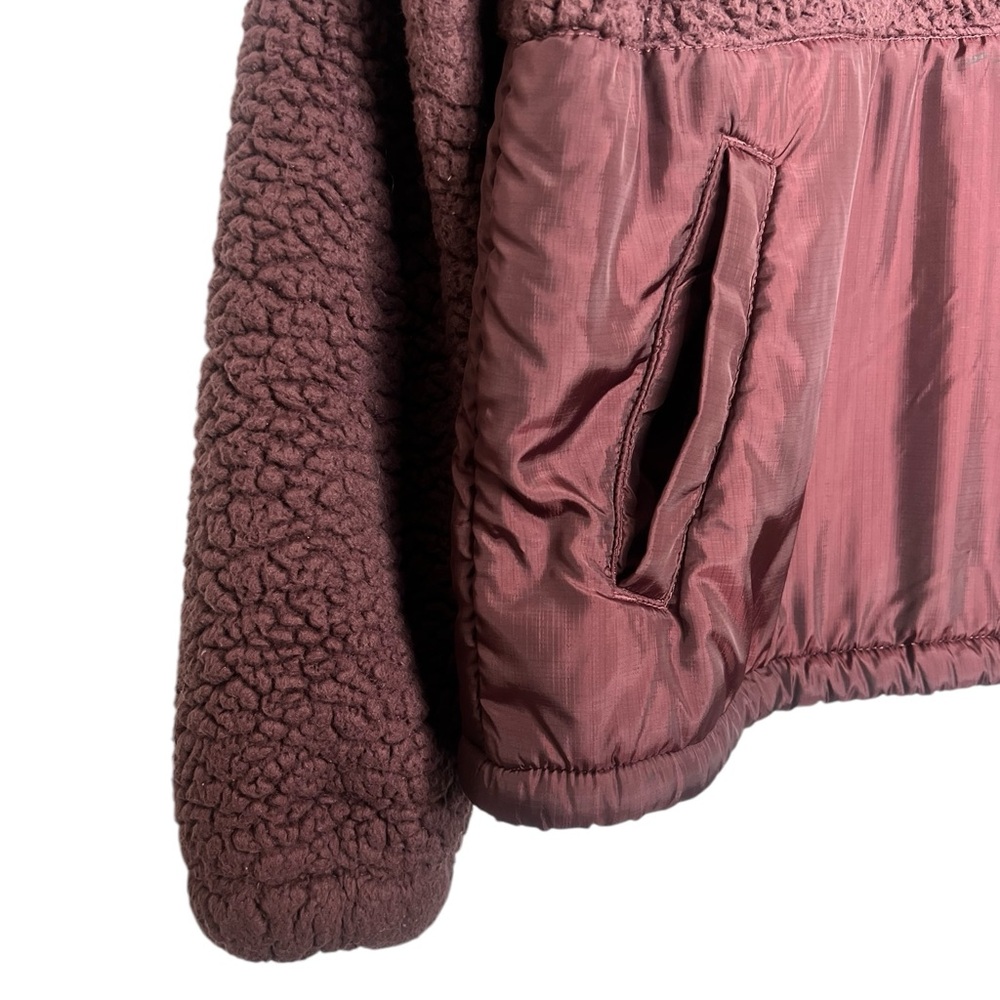 Modetta Outdoor Project Maroon Pullover Turtleneck Fleece Sweater Size XS - Picture 2 of 7